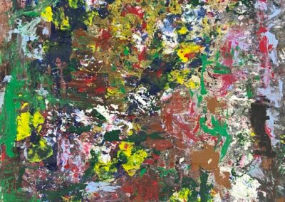 Light Across The Bay, abstract painting by Winston Branch, 2001