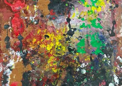 Summer Nights, abstract painting by Winston Branch, 2002